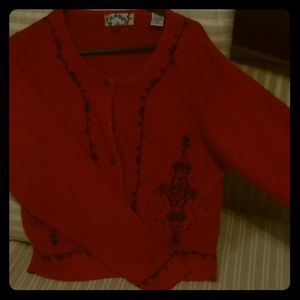 Red sweater